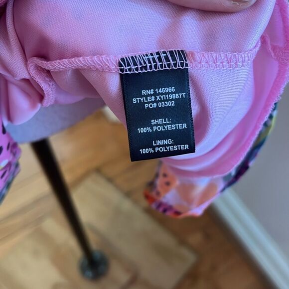 Crystal Sky Floral V-Neck Mini Dress - Picture 3 of 9